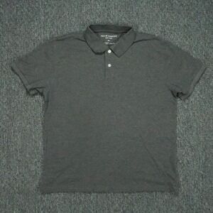 Peter Manning Shirt Mens 4X Gray Short Sleeve James Pique Polo PMNY